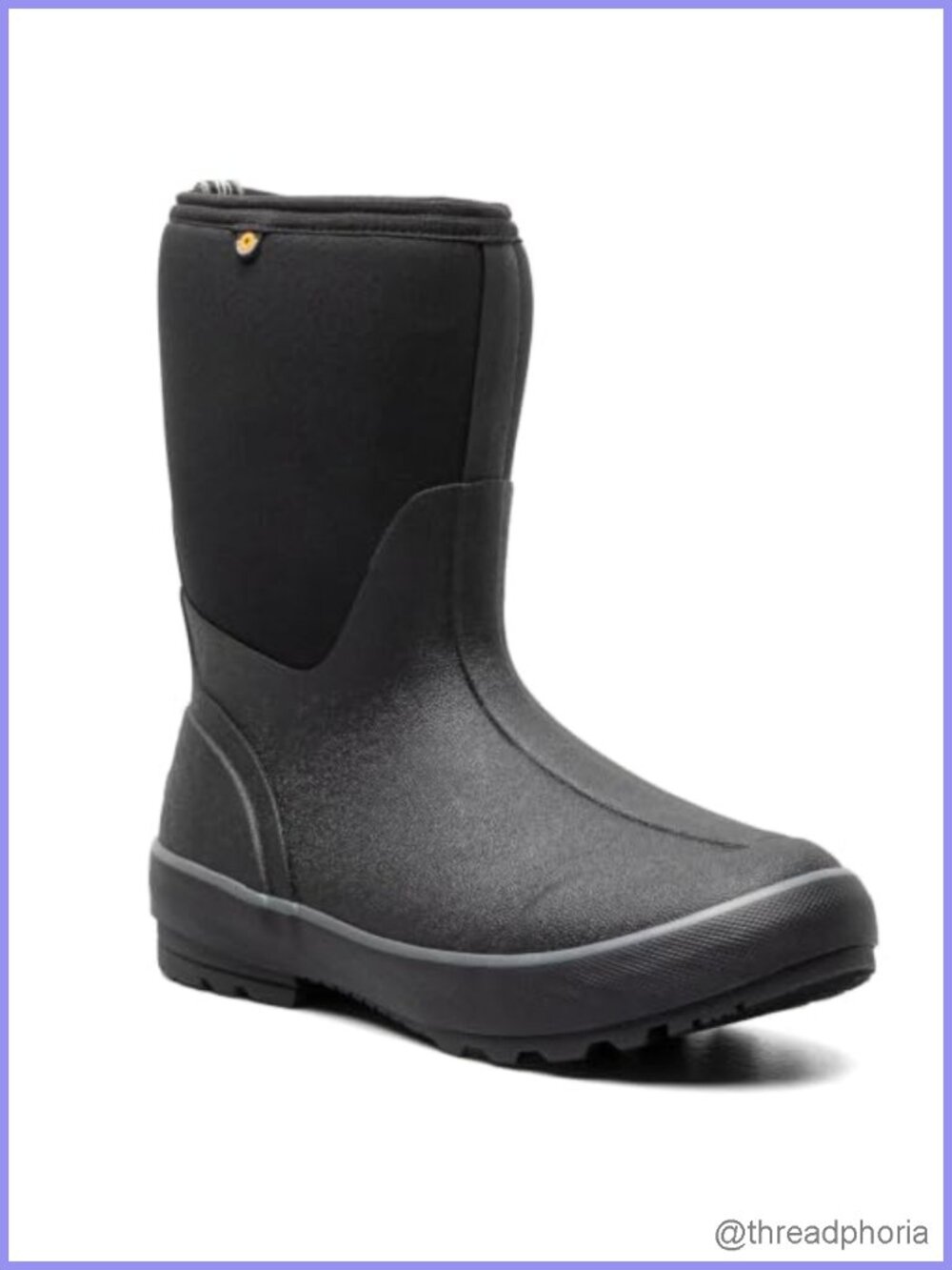 Waterproof Insulated Mid-Calf Snow Boots Neo-Tech Pull-On Winter Work